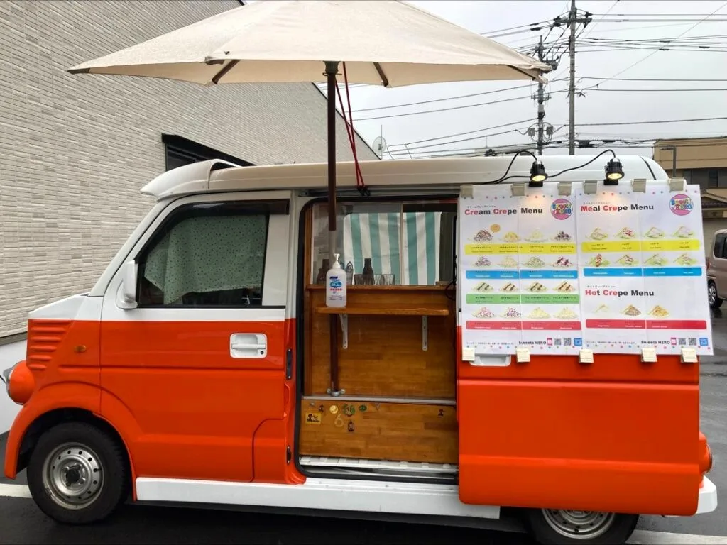 埼玉県飯能市の企業様イベントに出店しているコッシークレープ