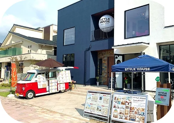 住宅展示場に出店するキッチンカー