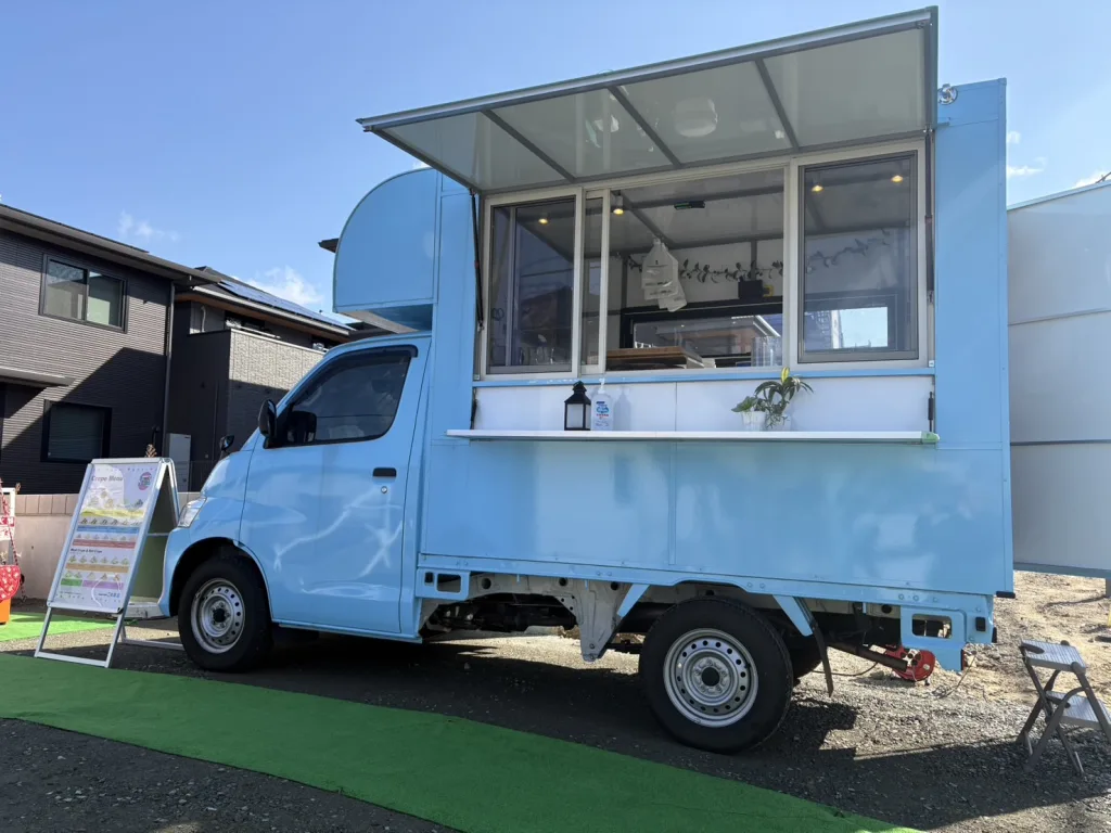 積水ハウスと大阪ガスのイベントにクレープキッチンカー出店