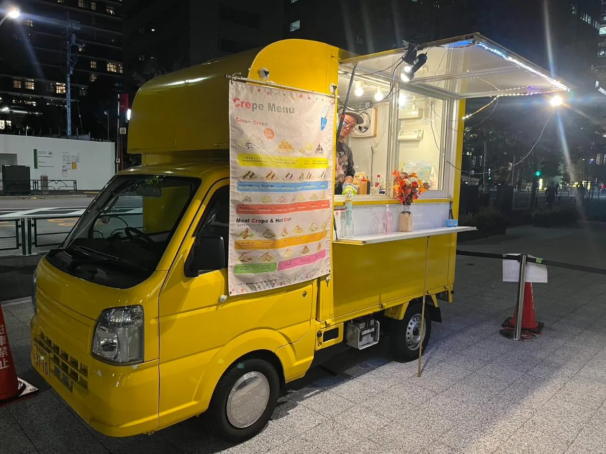 矯正展に出店するキッチンカー