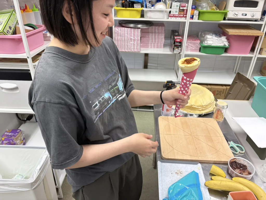 研修でのクレームブリュレ