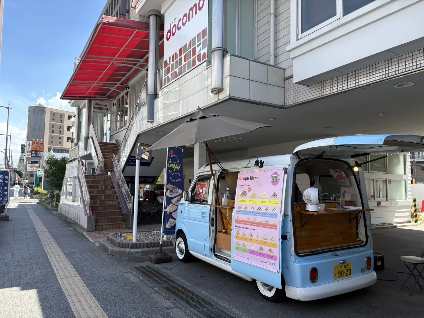 ドコモショップ守口店のリニューアルイベントに出店