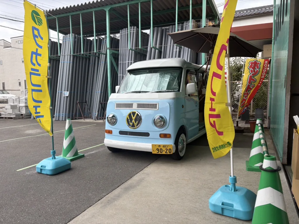 タカラ通商のタカラフェスにホットドッグを提供