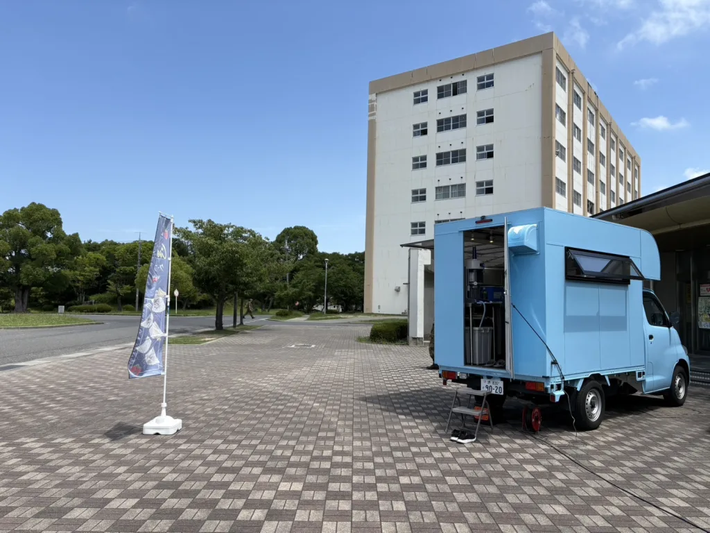 陸上自衛隊信太山駐屯地にかき氷出店