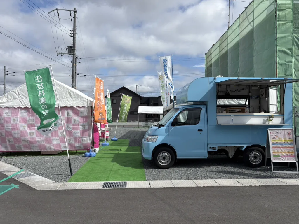 住友林業のモデルハウス内覧会に出店