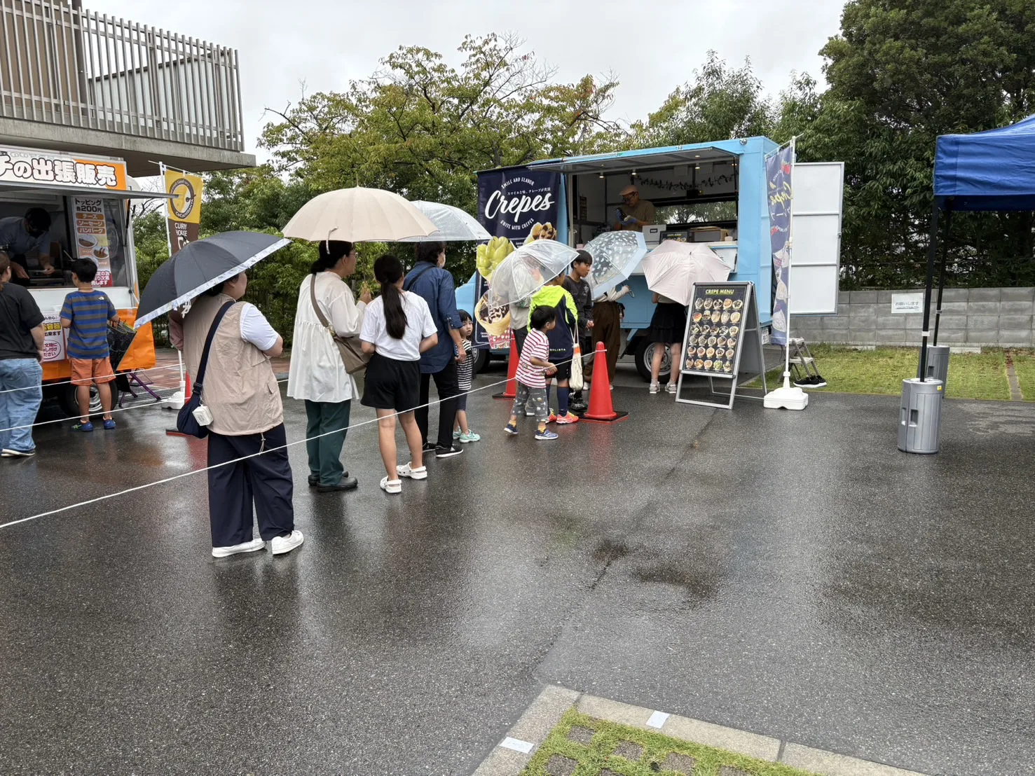 神戸垂水ちどりのイベントでキッチンカーに行列