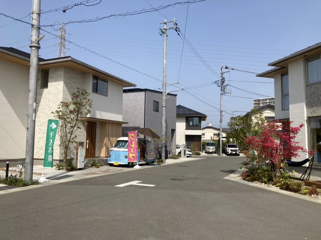 住友林業の分譲地に出店