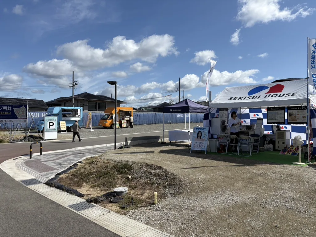 コモンステージ明石・明舞の積水ハウスのブース