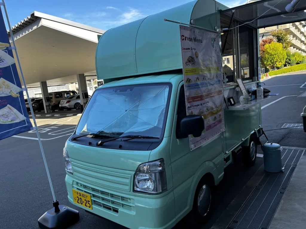 ヤナセさいたま支店のお客様感謝Daysにのどかふぇのキッチンカーが出店