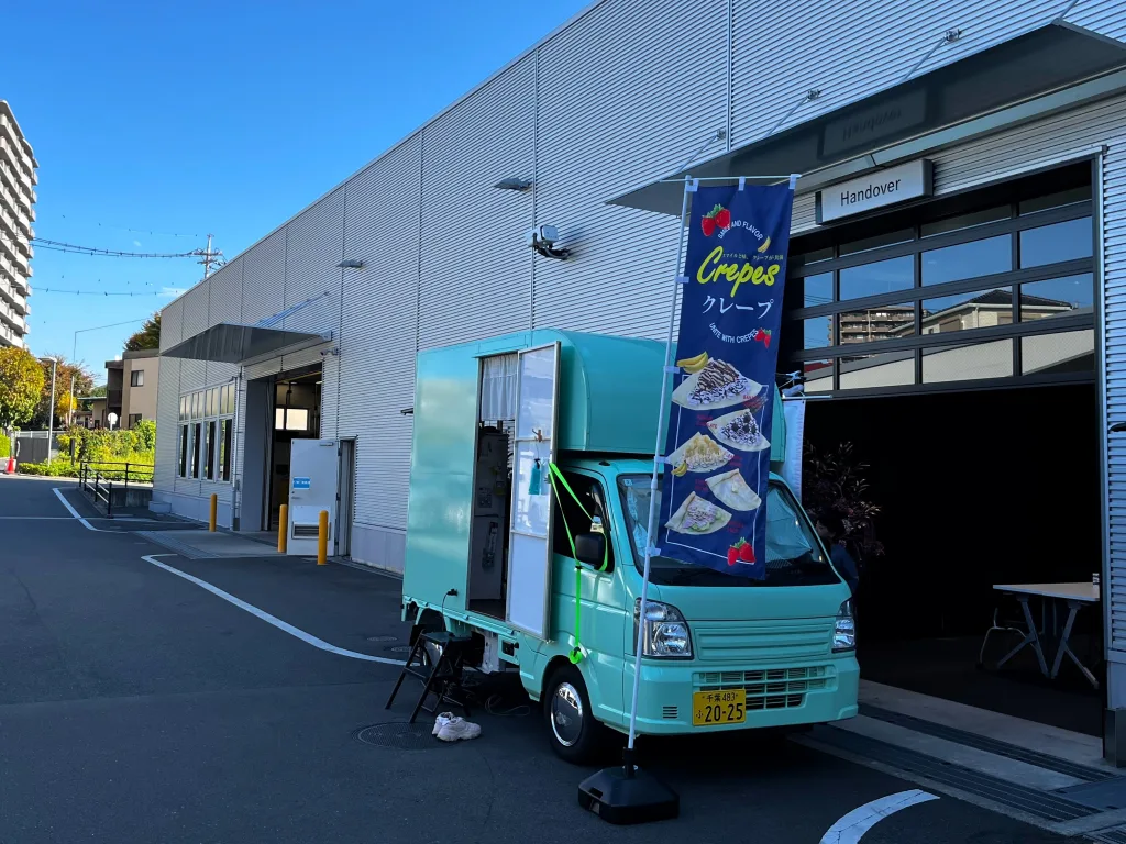 ヤナセさいたま支店のお客様感謝Daysにクレープのキッチンカーで出店