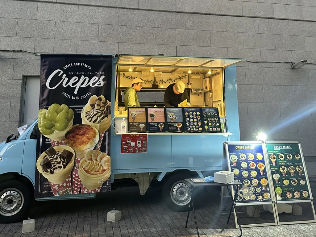 摂南大学の摂大祭にクレープのキッチンカーで出店