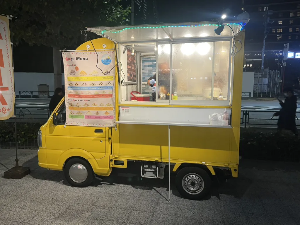 NHN-Play-Artのイベントにクレープのキッチンカーで出店