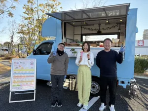 アイメッセ松原のイベントで蛯原英里さんと記念撮影