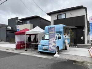 大和ハウスのセキュレア町坪イベントにクレープのキッチンカーで出店