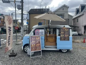 積水ハウスのコモンステージ島本駅前にワッフルのキッチンカーで出店